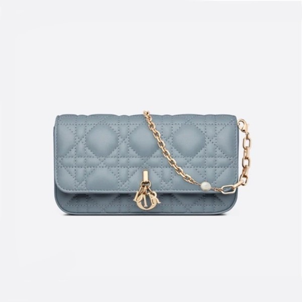 ✨디올 여성 블루 체인백 - Dior Womens Blue Chain Bag - dib370x