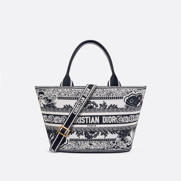 ✨디올 여성 블랙 버킷백 - Dior Womens Black Bucket Bag - dib386x