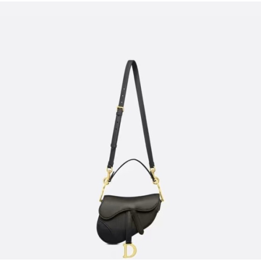 ❤디올 여성 블랙 새들백 - Dior Womens Black Saddle Bag - dib393x
