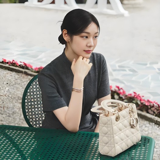 ❤디올 김연아 아이보리 레이디 백 - Dior Womens Ivory Lady Bag - dib409x