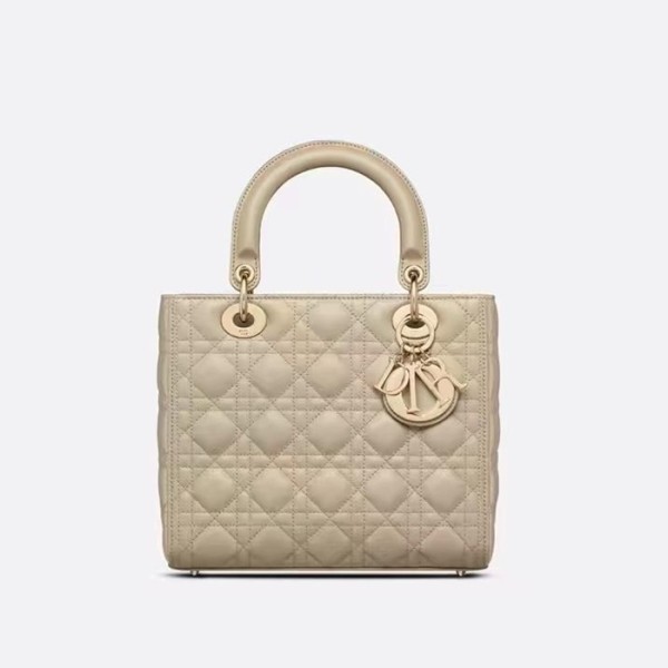 ✨디올 여성 아이보리 레이디 백 - Dior Womens Ivory Lady Bag - dib409x