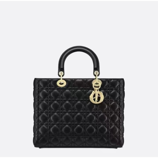 ❤디올 여성 블랙 레이디 백 - Dior Womens Black Lady Bag - dib415x