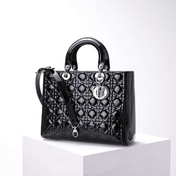 ✨디올 여성 블랙 레이디 백 - Dior Womens Black Lady Bag - dib417x