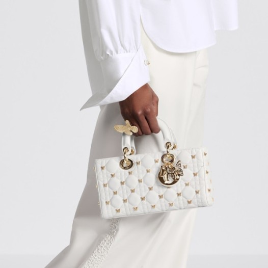 ❤디올 여성 화이트 디조이 백 - Dior Womens White D-Joy Bag - dib424x