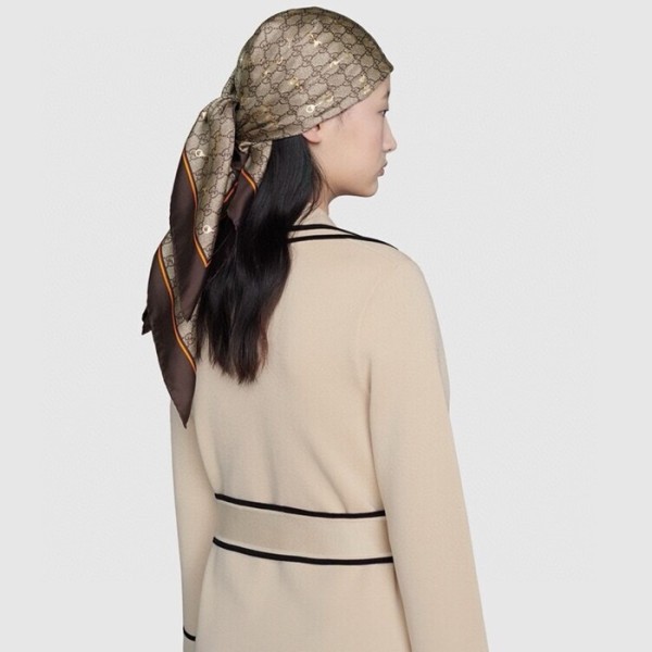 ✨구찌 여성 브라운 머플러 - Gucci Womens Brown Muffler - acc1543x