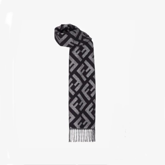❤펜디 여성 블랙 머플러 - Fendi Womens Black Muffler - acc1553x