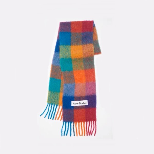 ✨아크네 남/녀 레드 머플러 - Acne Unisex Red Muffler - acc1556x