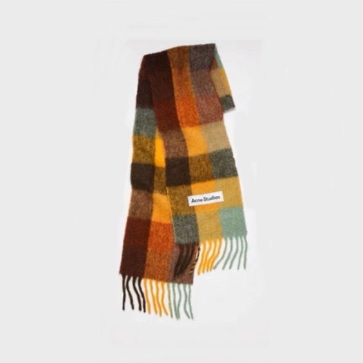 ❤아크네 남/녀 카키 머플러 - Acne Unisex Khaki Muffler - acc1558x