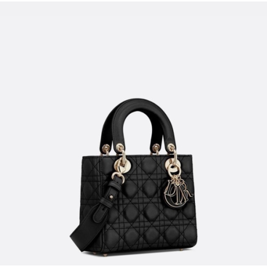 ❤디올 여성 블랙 레이디 백 - Dior Womens Black Lady Bag - dib473x