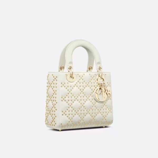 ✨디올 여성 화이트 레이디 백 - Dior Womens White Lady Bag - dib482x