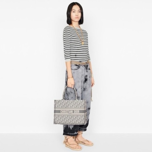 ❤디올 여성 그레이 북토트 - Dior Womens Gray Book Tote - dib514x