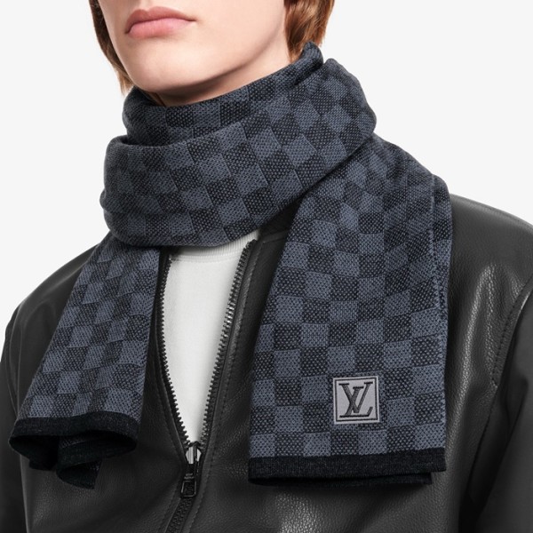 ✨루이비통 남성 블랙 머플러 - Louis vuitton Mens Black Muffler - acc1606x