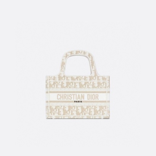 ❤디올 여성 골드 미니 북토트 - Dior Womens Mini Book Tote - dib536x