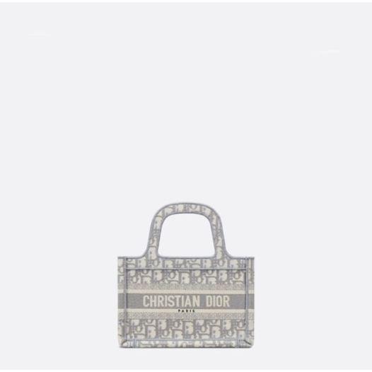 ❤디올 여성 그레이 미니 북토트 - Dior Womens Mini Book Tote - dib539x
