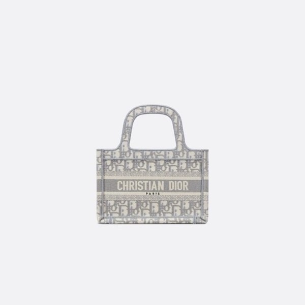 ✨디올 여성 그레이 미니 북토트 - Dior Womens Mini Book Tote - dib539x