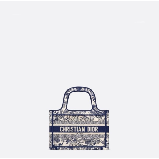 ❤디올 여성 네이비 미니 북토트 - Dior Womens Mini Book Tote - dib540x