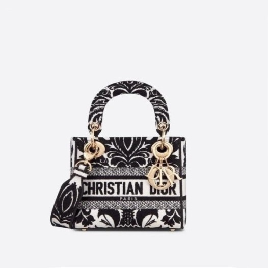 ❤디올 여성 블랙 레이디 백 - Dior Womens Black Lady Bag - dib569x