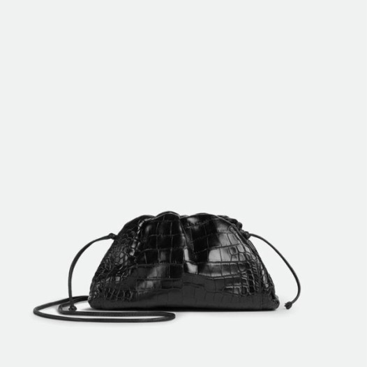 ❤보테가 베네타 여성 블랙 만두 백 - Bottega Veneta Womens Cross Bag - bvb608x