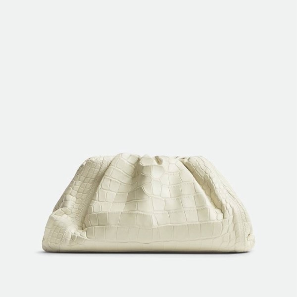 ✨보테가 베네타 여성 화이트 만두 백 - Bottega Veneta Womens Cross Bag - bvb610x