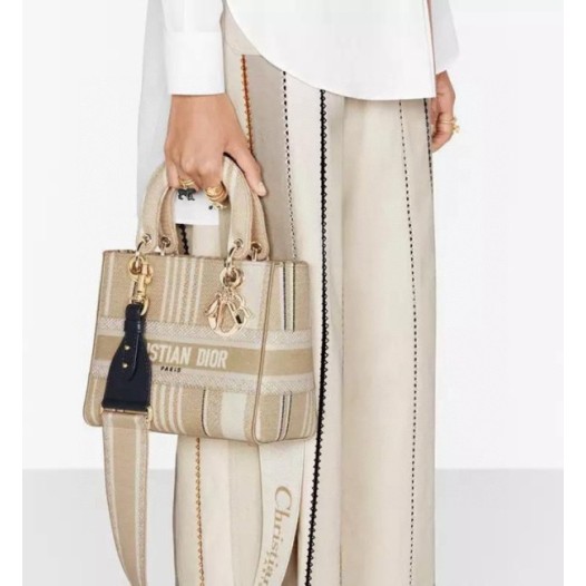 ❤디올 여성 베이지 레이디 백 - Dior Womens Beige Lady Bag - dib635x