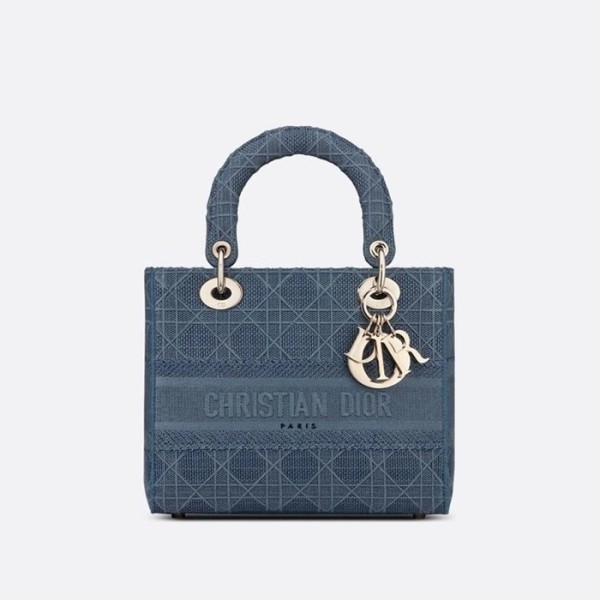 ✨디올 여성 블루 레이디 백 - Dior Womens Blue Lady Bag - dib638x