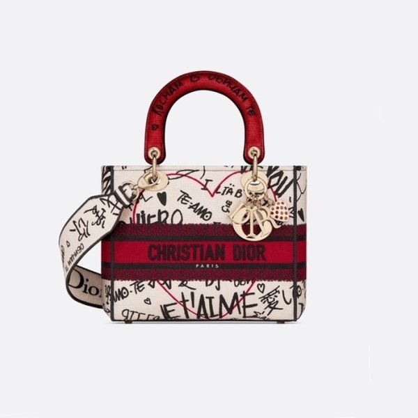 ✨디올 여성 레드 레이디 백 - Dior Womens Red Lady Bag - dib644x