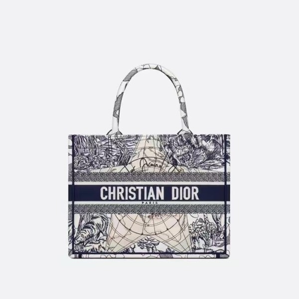 ✨디올 여성 네이비 북토트 - Dior Womens Navy Book Tote - dib666x