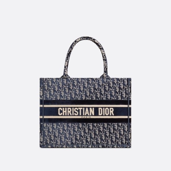 ✨디올 여성 네이비 북토트 - Dior Womens Navy Book Tote - dib667x