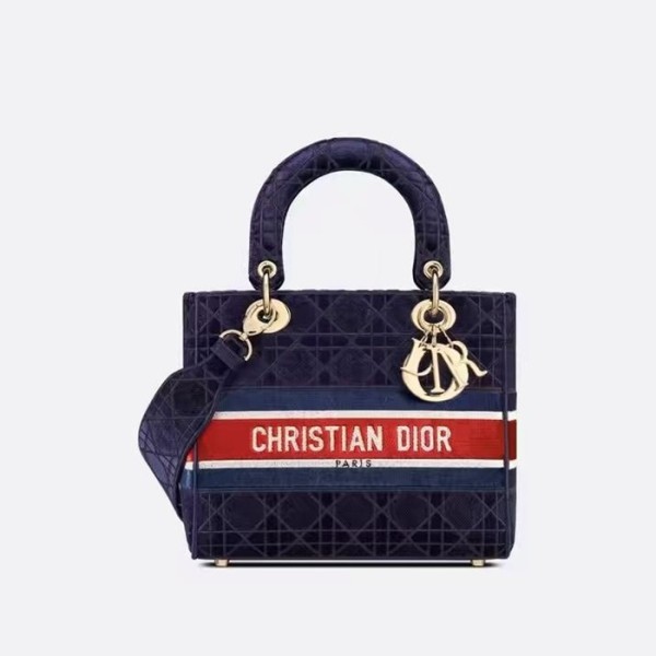 ✨디올 여성 네이비 레이디 백 - Dior Womens Navy Lady Bag - dib674x