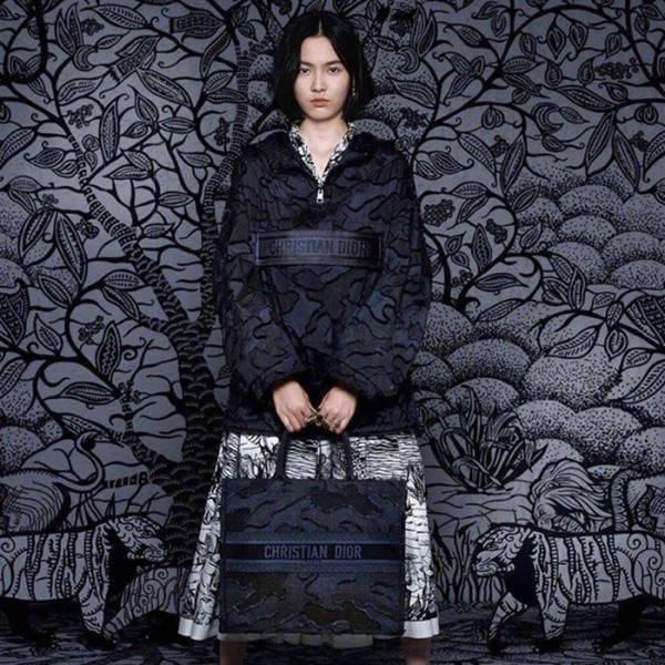 ✨디올 여성 네이비 북토트 - Dior Womens Navy Book Tote - dib690x