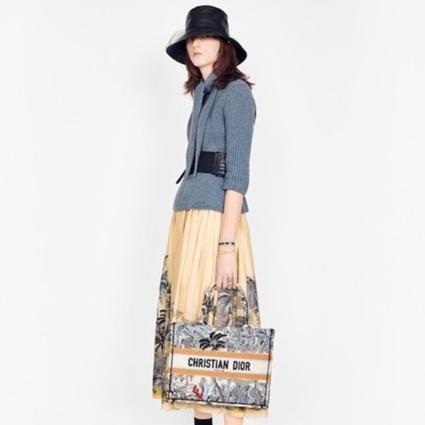 ✨디올 여성 블루 북토트 - Dior Womens Blue Book Tote - dib696x