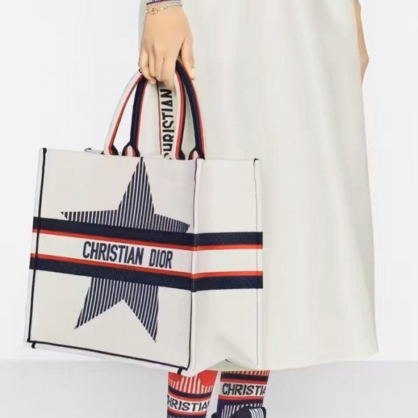 ✨디올 여성 화이트 북토트 - Dior Womens White Book Tote - dib701x