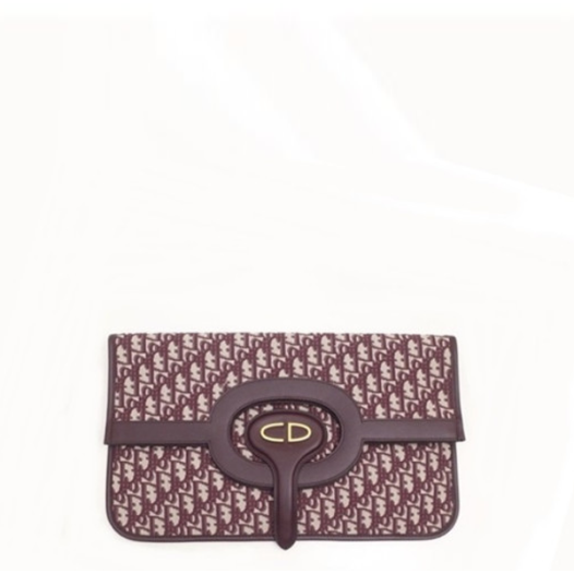 ❤디올 여성 오블리크 클러치 - Dior Womens Burgundy Clutch - bab718x