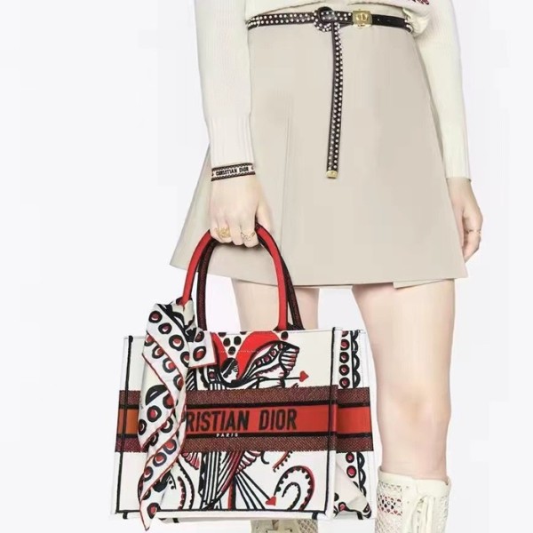 ✨디올 여성 레드 북토트 - Dior Womens Red Book Tote - dib719x