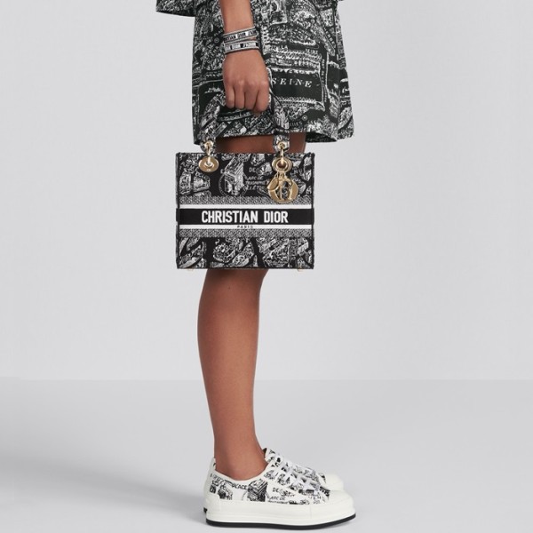 ✨디올 여성 블랙 레이디 백 - Dior Womens Black Lady Bag - dib728x