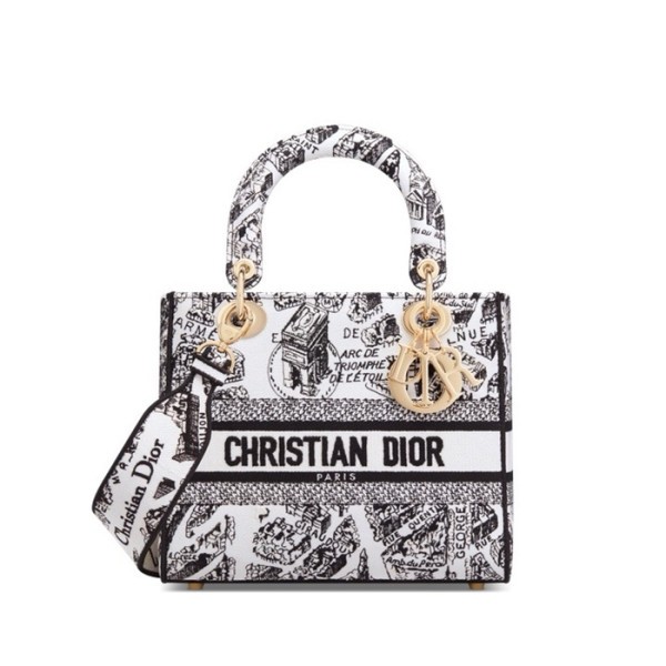 ✨디올 여성 블랙 레이디 백 - Dior Womens Black Lady Bag - dib732x