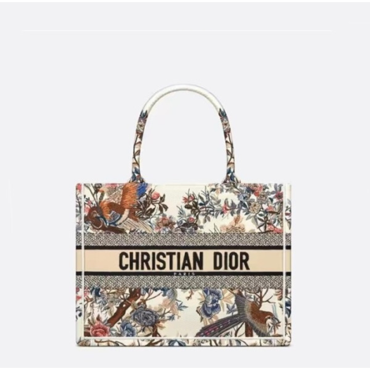 ❤디올 여성 화이트 북토트 - Dior Womens White Book Tote - dib760x