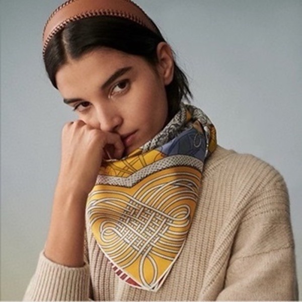 ✨에르메스 여성 옐로우 스카프 - Hermes Womens Yellow Scarf - acc1606x
