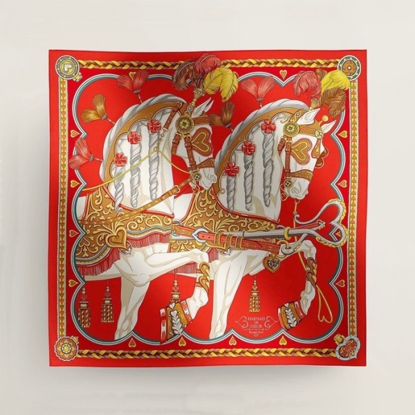 ✨에르메스 여성 레드 스카프 - Hermes Womens Red Scarf - acc1609x