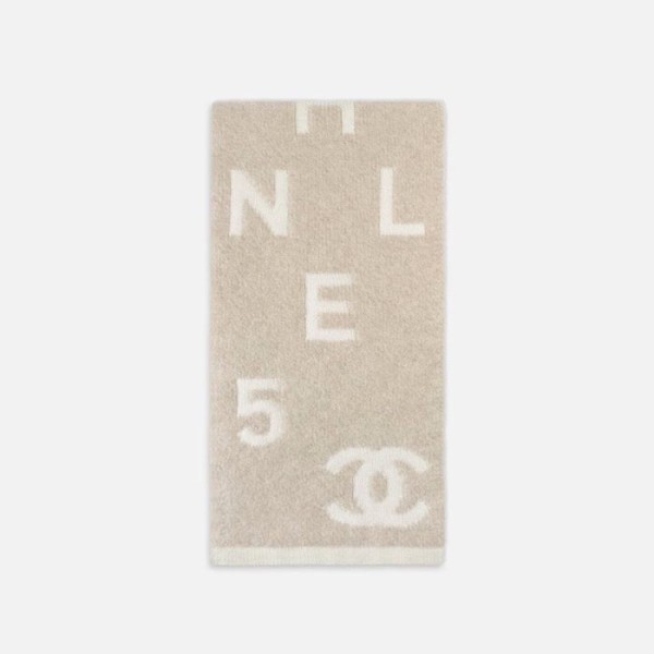 ✨샤넬 여성 베이지 머플러 - Chanel Womens Beige Muffler - acc612x
