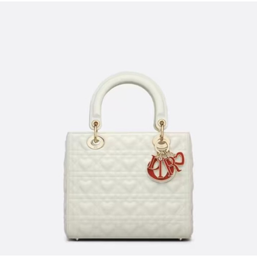 ❤디올 여성 화이트 레이디 백 - Dior Womens White Lady Bag - dib775x