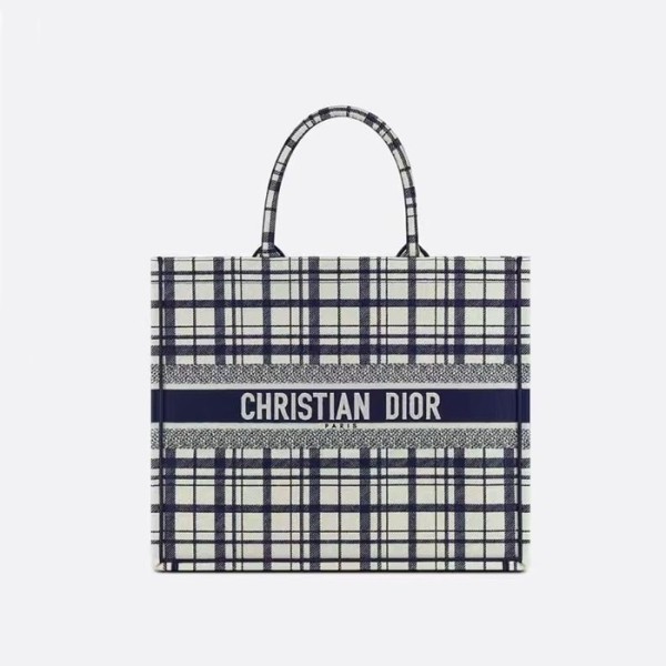 ✨디올 여성 네이비 북토트 - Dior Womens Navy Book Tote - dib801x