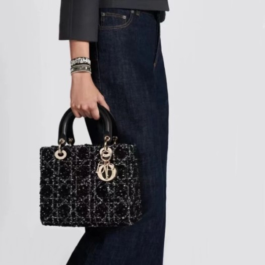 ❤디올 여성 블랙 레이디 백 - Dior Womens Black Lady Bag - dib816x