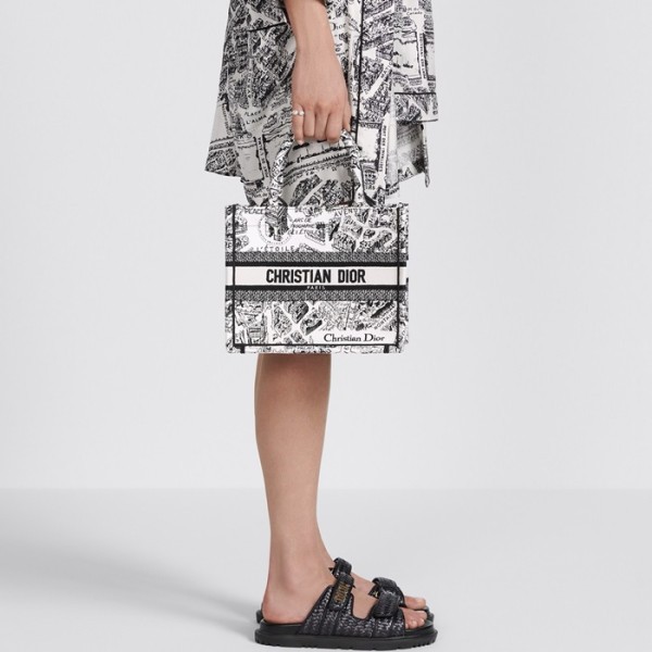 ✨디올 여성 블랙 북토트 - Dior Womens Black Book Tote - dib834x