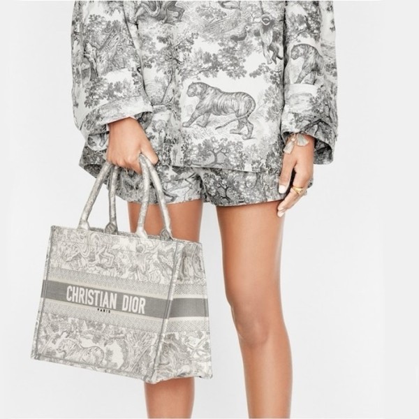 ✨디올 여성 그레이 북토트 - Dior Womens Gray Book Tote - dib840x