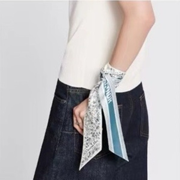 ✨디올 여성 블루 트윌 미차 - Dior Womens Blue Scarf - acc1632x