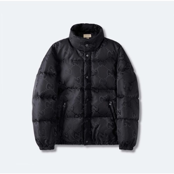 ✨구찌 남/녀 블랙 덕다운 패딩 - Gucci Unisex Black Padding - guc163x