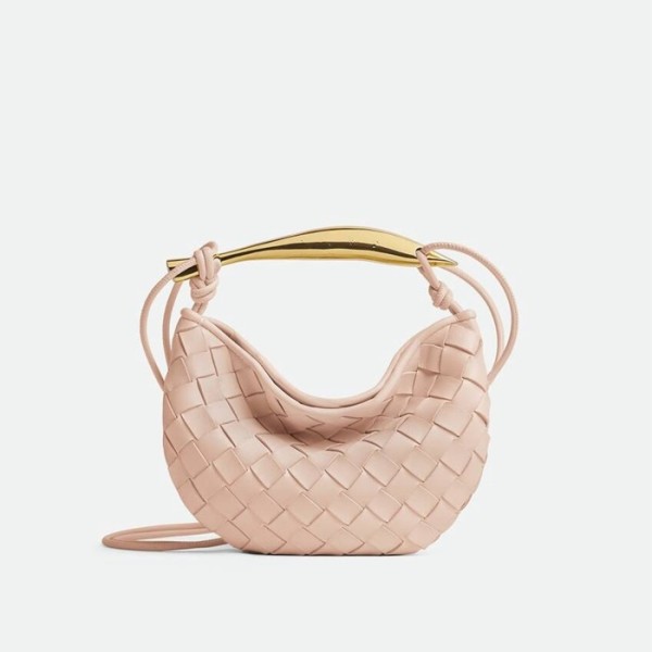✨보테가 베네타 여성 핑크 사딘 초크 - Bottega Veneta Womens Pink Sardine Bag - bab870x