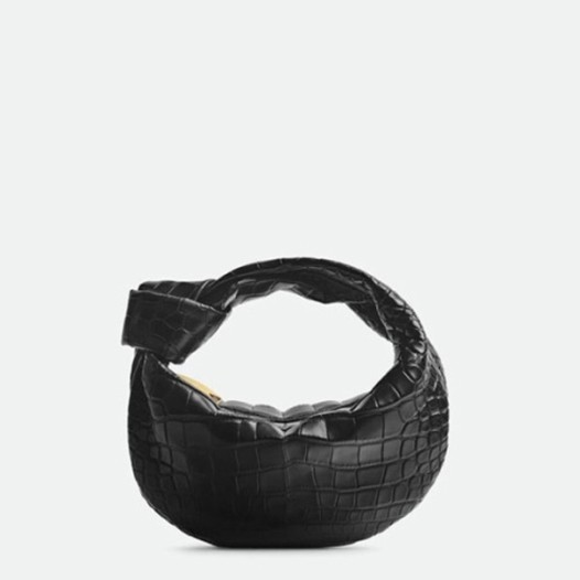 ★보테가베네타 여성 악어패턴 미니 조디 백 블랙 - Bottega Veneta Womens Black Tote Bag - bvb874x