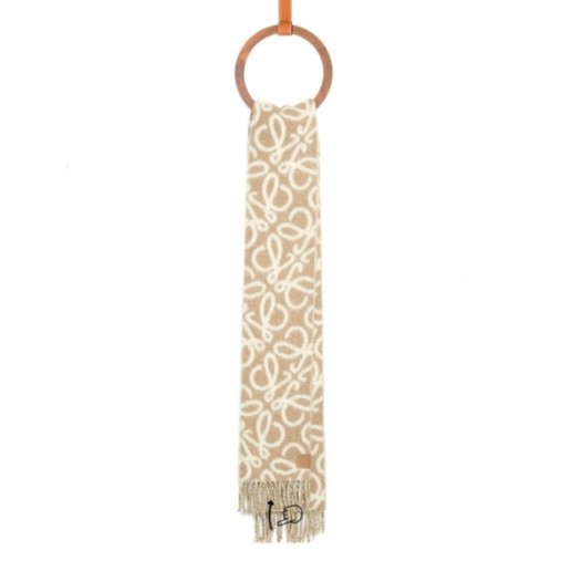 ❤로에베 여성 카멜 머플러 - Loewe Womens Camel Muffler - acc1643x